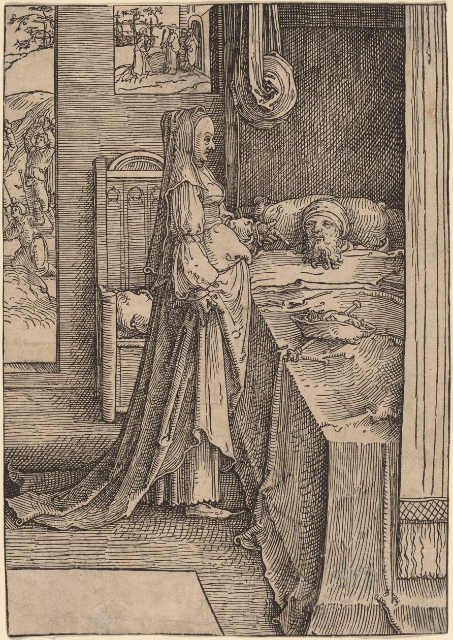 Lucas_van_Leyden_-_Jezebel_and_Ahab_-_(MeisterDrucke-1247250)